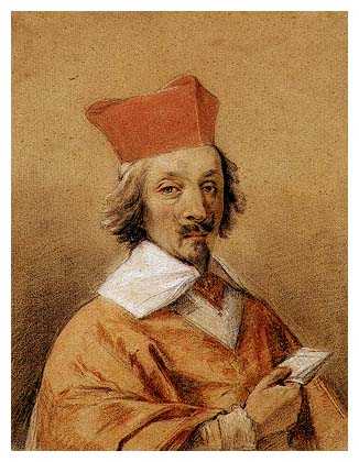 Portrait sketch by Simon Vouet